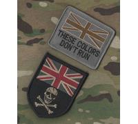 Daesh Basher SAS Velkrö 2-PATCH: UK un Occhiello Jolly Roger + Questi Colori Non