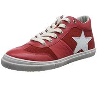 Däumling Berno, Scarpe da Ginnastica Traspiranti Ragazza, Tomaia Rosso, 25 EU