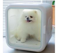 Daewoo - Asciugatore per Cani e Gatti Automatico 64L, Dryer Box Silenzioso con 4 Funzioni di Asciugatura, Sterilizzazione a Ozono della Cabina, 1700W, Sensore di Sicurezza, Cani e Gatti Accessori