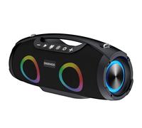Daewoo Boom Beat Pro 40W Altoparlante Bluetooth Portatile Wireless Boombox con TWS, AUX, USB, Micro SD, IPX5 Resistente all'acqua, Nero
