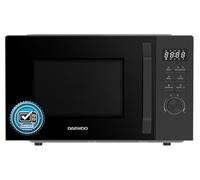 Daewoo MD-FC206SB - Microonde solo, 20 l, potenza 700 W, 8 programmi automatici, 5 livelli di potenza, timer, colore: Nero