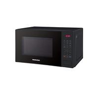 Daewoo MMF0G20T3B001 - Forno a microonde con griglia (700 W, 1100 W, camera di cottura 20 l, 5 livelli di potenza, 8 opzioni di menu auto, timer, sicurezza per bambini), colore: Nero