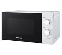 Daewoo MMF0S20T0W001 - Microonde da solo, 20 l, 700 W, 5 livelli di potenza, sicurezza bambini, colore: Bianco
