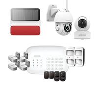 Daewoo Security SA636 - Modello Premium Plus compatibile con Animali, Allarme Casa Wireless WiFi/GSM Collegato, Sirena Esterna, 2 Fotocamere, Compatibile con Amazon Alexa, Google Home Bianco