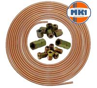 DAF 25ft 3/16 " Rame Tubo Freno Maschile Femminile Dadi Giunto Tubo Kit Giunto