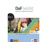Daf leicht B1.1: Kurs- und Ubungsbuch B1.1 mit DVD-Rom