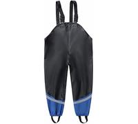DAFENP Pantaloni Impermeabili Bambino Pantaloni Antipioggia Trekking Prova Sporca Pantaloni di Fango con Traspirante Fodera in Tessuto per Ragazza Ragazzo YK1665H-Black-RoyalBlue-116