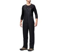 DAFENP Pantaloni Sci Uomo Inverno Salopette Neve Impermeabile Pantaloni Snowboard Isolata Antivento Caldo Pantaloni Softshell con Tracolla Regolabile e Tasche Multiple HXK9129M-Black-2XL