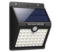 Daffodil LEC800B Luce Solare LED Esterno, Lampada Solare con Sensore di Movimento【120º Illuminazione 46LED /3 Modalità 】 Luci Solari da Parete Illuminazione Solare LED per Giardino/Patio