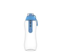 DAFI Bottiglia di acqua filtrante, bottiglia di plastica riutilizzabile senza BPA, filtro a carbone sostituibile, 10 oz, Made in Europe, blu
