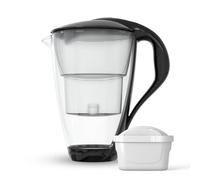 Dafi Led Unimax Caraffa filtrante in vetro, nera 1 pz