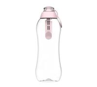 DAFI Soft 0,7 Baby Pink - Borraccia con filtro a carbone, ergonomica, senza BPA, riutilizzabile, ideale per acqua di rubinetto, rosa, 700 ml, Tritan.