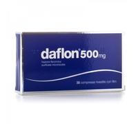 Daflon - Trattamento di emorroidi e fragilitÃ capillare - 30 compresse rivestite - 500 mg