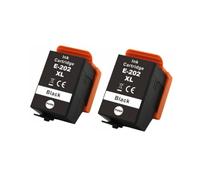 DAFSXZQR 202xl T02G1 T02H1 1SET 5PSC Cartuccia di inchiostro compatibile universale per modelli di stampante Espressione XP6000 XP6005 XP6100 XP6105(2pcs Black)