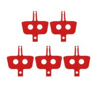 DAFSXZQR 5 PCS Cuscinetti per Freni a Disco Idraulico in Bicicletta Inserto per distanziali compatibili con Bici MTB Rosse 1/5 Dimensioni(5pcs)