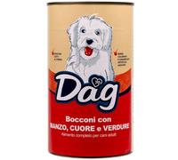 Dag Dog All Breeds Bocconi 1240 gr - Manzo - Cibo Umido per Cani - 1° ORDINE? scegli lo sconto BZR5 / BZR20 + 200 punti fedeltà