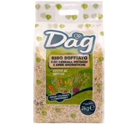 Dag Riso Soffiato con Cereali, Ortaggi e Erbe Aromatiche - 2 Kg - Croccantini per cani - 1° ORDINE? scegli lo sconto BZR5 / BZR20 + 200 punti fedeltà