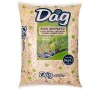 Dag Riso Soffiato con Cereali, Ortaggi e Erbe Aromatiche - 5 Kg - Croccantini per cani - 1° ORDINE? scegli lo sconto BZR5 / BZR20 + 200 punti fedeltà
