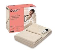 Daga Coperta termica elettrica per divano Relax Soft Chic, tecnologia di riscaldamento Intellisense, tessuto morbido, effetto pelo e velluto, 6 livelli di temperatura, 160 x 120 cm