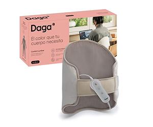 DAGA Cuscinetto termico lombare, tecnologia Intellisense, doppio tessuto, multi-timer, 4 temperature, 61 x 38 cm