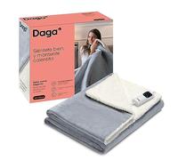 Daga Relax - Coperta per divano elettrica, con tecnologia di riscaldamento Intellisense, con tessuto effetto pelle morbida e confortevole, 160 x 120 cm