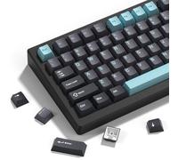 dagaladoo Set di keycap Double Shot, copritasti personalizzati in PBT, set completo da 189 tasti, con profilo ISA per 60% 65% 70% 100% MX switch (grigio/blu scuro, solo tastiere)