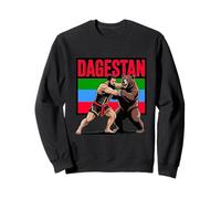 Dagestani Fighter, Fighting a Bear with The Flag of Dagestan Felpa