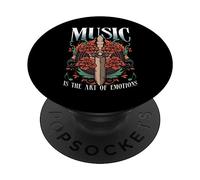 Dagger Art Vinyl Music Tattoo Dagger Symbolism PopSockets PopGrip Adesivo