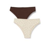 Dagi 2 Pack Regular Waist Brazillian Slip, Multicolor, XXL da Donna
