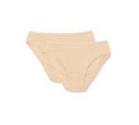 Dagi 2 Pack Regular Waist Brief Panty, Slip da Donna, Nude,