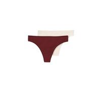 Dagi 2 Pack Regular Waist Thong, Mutandine Perizoma da Donna, Multicolor,