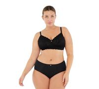 Dagi Underwire Fixed Strap Bra Reggiseno minimizzatore, Black, 4C da Donna