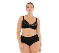 Dagi Underwire Fixed Strap Bra, Reggiseno minimizzatore da Donna, Black,