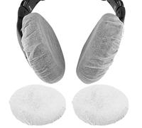 DAGIJIRD 100 cuscinetti auricolari auricolari monouso in tessuto non tessuto per cuffie sanitarie sostituibili
