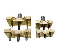 DAGIJIRD 2 PZ Regolabile In Ottone Orologio Movimento Clip Holder L S Base Fissa Strumento di Riparazione per Orologiaio