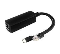 DAGIJIRD Active PoE Splitter IEEE802.3af/at Gigabit USB Tipo C, 48V a 5V 2.4A Adaper per Raspberry Pi 4 4B