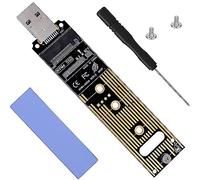 DAGIJIRD Adattatore M.2 a USB, scheda lettore NVMe a USB 3.1 compatibile con NVMe (PCI-e) M Key SSD e (B+M Key SATA Based) NGFF SSD