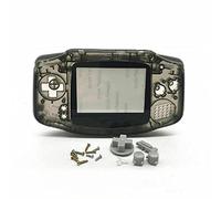 DAGIJIRD Cassa di riparazione del bottone di Shell dell'alloggio completo della console nera trasparente per l'avanzamento di Gameboy
