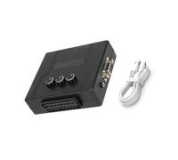 DAGIJIRD Console di gioco Adattatore Video Conversione Veloce RGBS VGA SCART a YPBPR Convertitore Componente per N64 per PS1 per PS2 Accessori