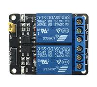 DAGIJIRD Modulo interruttore relè a 2 vie 5V con relè di protezione accoppiatore ottico per scheda di espansione Arduino MCU accessori scheda di sviluppo