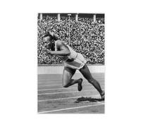 dagjcinw Poster su tela con immagine delle Olimpiadi estive del 1936, Jesse Owens, decorazione per camera da letto, ufficio, camera da letto, regalo, 40 x 60 cm