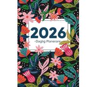 Daglig Planerare: Planerare stora - format A4, på svenska - 01 dag = 01 sida - med utrymme för att planera dina dagar, hålla reda på dina uppgifter och göra anteckningar.