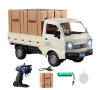 DAGLLGEW Camion da Drift 2.4G RC con Spray e luci a LED Pickup telecomandato, Mini Drift RC Car, Macchinina Fuoristrada Fuoristrada per Bambini e Adulti, Pickup con Telecomando Bianco