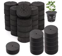 DAGLLGEW Collari di clonazione 40pcs, collari cloni di spugne idroponiche Eva, 8 Raggi Inserti cloner Fai -da -Te Fit vasi Netti da 2 Pollici, clonazione aeroponica