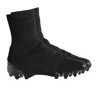 DAGLLGEW Copri-tacchette da calcio 1 paio di ghette da calcio antiscivolo elastiche ed elastiche che tengono lontana la sabbia Copri-tacchette multiuso per hockey, baseball, ghette nere