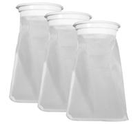 DAGLLGEW IBC Tote Filter 3 Pezzi 5, 3 x 250 mm IBC Coperchio Filtro a Maglia Fine Barile Pioggia Nylon Lavabile Riutilizzabile Sostituzione Acqua Piovana Schermo Barile Acqua