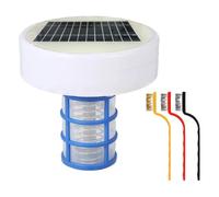 DAGLLGEW Ionizzatore Solare per Piscina, ionizzatore per Piscina con spazzole, Ideale per ridurre Il Cloro, purificare l'acqua per impianti solari interrati