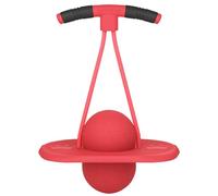 DAGLLGEW Palla da Salto per l'equilibrio - Palla da Salto per Bambini con Doppie Corde per Giochi Indoor e Outdoor, Esercizi e coordinazione, per Bambini Principianti, Red Balance per