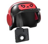 DAGLLGEW Supporto per Telefono per, Supporto per Telefono ebike in Metallo con Anti-Shock e Funzionamento con Una Sola Mano, Design per Casco per Protezione da Pioggia e Sole per Bici da Cross