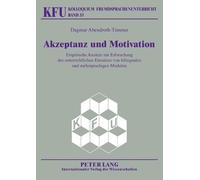 Dagmar Abendroth-Timmer Akzeptanz und Motivation (Tascabile)